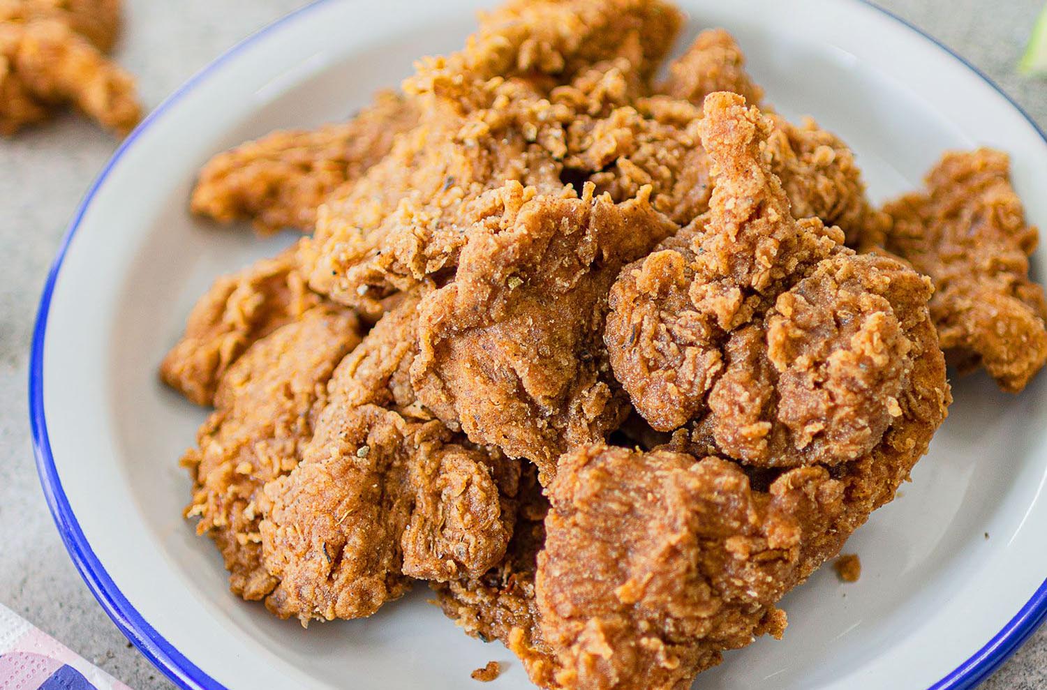 Vegan fried mushroom ‘chicken’ Sherwood Forest